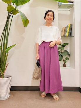 浪口 絵美さん(レディース・164cm)の夏コーディネート