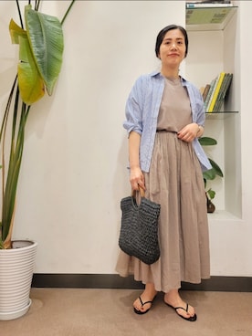 浪口　絵美さん（レディース・164cm）の夏コーディネート