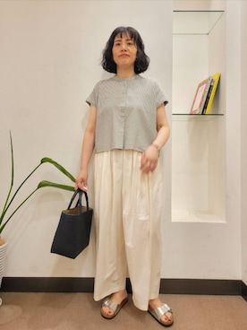 浪口 絵美さん(レディース・164cm)の夏コーディネート