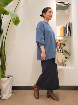 浪口 絵美さん(レディース・164cm)の冬コーディネート