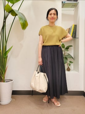 浪口　絵美さん（レディース・164cm）の夏コーディネート