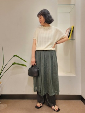 浪口 絵美さん(レディース・164cm)の夏コーディネート