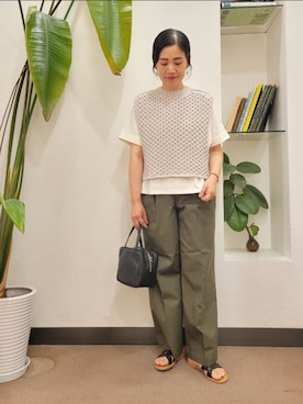 浪口　絵美さん（レディース・164cm）の夏コーディネート