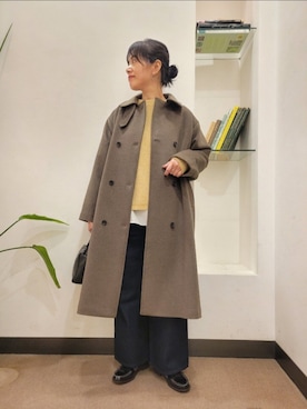 「URBAN RESEARCH DOORS WOMENS」｜「アイテム（ジャケット/アウター）」を使った、浪口　絵美さん（レディース・164cm）の冬コーディネート