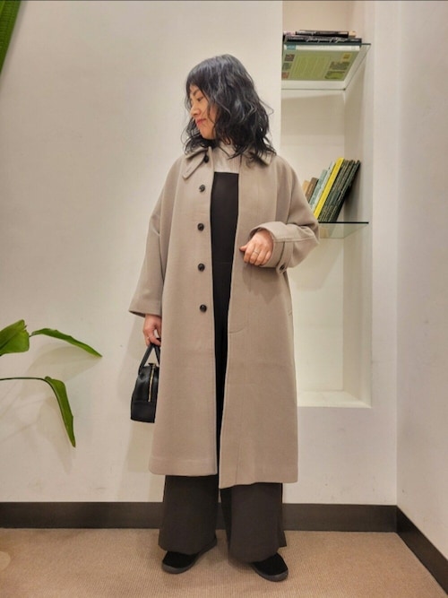 セール】ウール100バルマカーンコート｜冬服/暖かい/ウール100%/通勤服