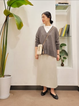 「URBAN RESEARCH DOORS」｜浪口　絵美さん（レディース・164cm）の秋コーディネート