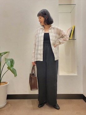 浪口 絵美さん(レディース・164cm)の秋コーディネート