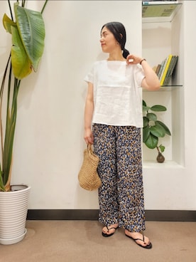 浪口　絵美さん（レディース・164cm）の夏コーディネート