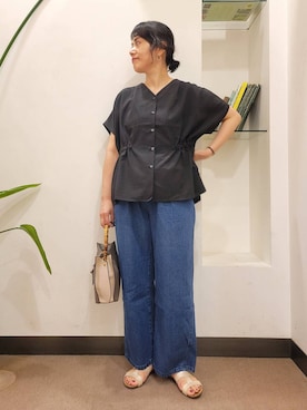 浪口　絵美さん（レディース・164cm）の夏コーディネート