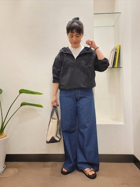 「Lee（リー）のアイテム」を使った、浪口　絵美さん（レディース・164cm）の春コーディネート