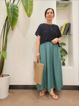 浪口　絵美さん（レディース・164cm）の夏コーディネート