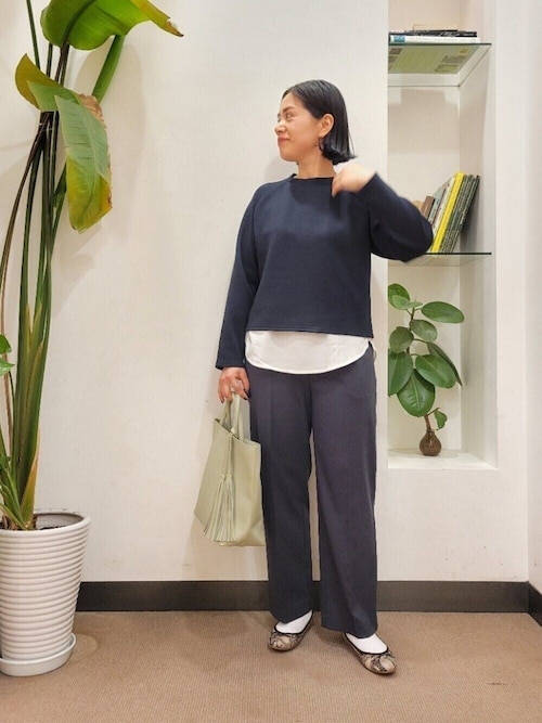 tシャツ Tシャツ ダンボールニットドッキングレイヤードプルオーバー