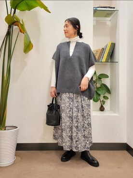 浪口 絵美さん(レディース・164cm)の冬コーディネート