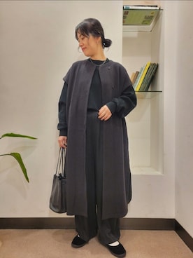 「アイテム（その他シューズ）」を使った、浪口　絵美さん（レディース・164cm）の秋コーディネート