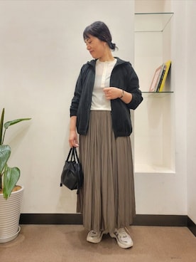 「RODE SKO（ロデスコ）のアイテム」を使った、浪口　絵美さん（レディース・164cm）の秋コーディネート