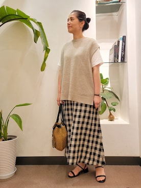 浪口 絵美さん(レディース・164cm)の夏コーディネート