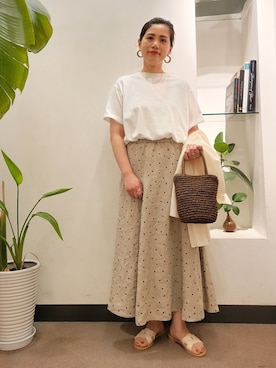 浪口　絵美さん（レディース・164cm）の夏コーディネート