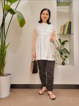 浪口　絵美さん（レディース・164cm）の夏コーディネート