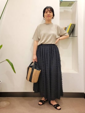 かぐれ（カグレ）の「コットンシフォンギャザースカート