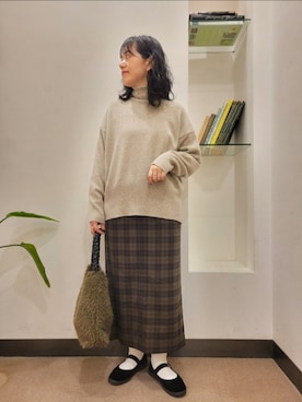 「アーバンリサーチドアーズ」｜浪口　絵美さん（レディース・164cm）の冬コーディネート