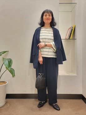 「URBAN RESEARCH DOORS(アーバンリサーチドアーズ)のアイテム(ネックレス)」を使った、浪口 絵美さん(レディース・164cm)の夏コーディネート