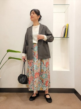 浪口 絵美さん(レディース・164cm)の春コーディネート