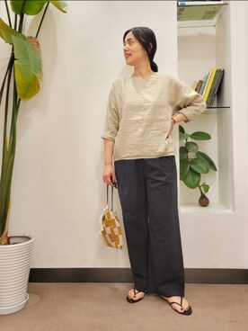 浪口 絵美さん(レディース・164cm)の夏コーディネート