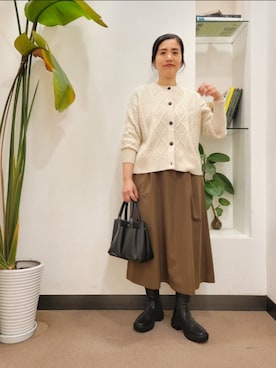 「URBAN RESEARCH DOORS」｜浪口　絵美さん（レディース・164cm）の秋コーディネート