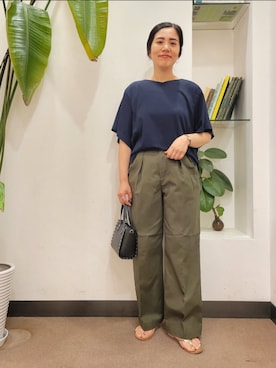 浪口　絵美さん（レディース・164cm）の夏コーディネート