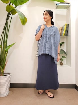 浪口 絵美さん(レディース・164cm)の夏コーディネート