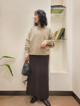 「アーバンリサーチドアーズ」｜浪口　絵美さん（レディース・164cm）の冬コーディネート