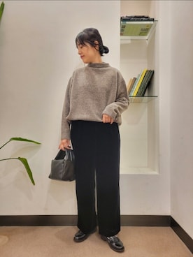 「アイテム（その他トップス）」を使った、浪口　絵美さん（レディース・164cm）の冬コーディネート