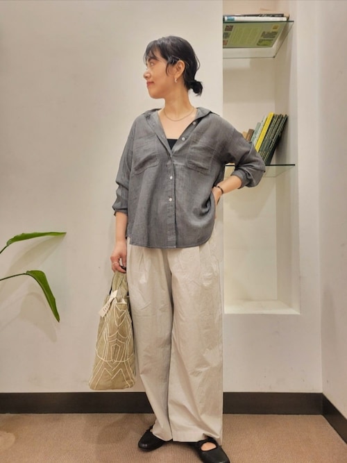 ま*め様 DOORS シアーデニムシャツ シアーデニムシャツ（シャツ