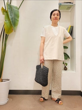 浪口　絵美さん（レディース・164cm）の夏コーディネート