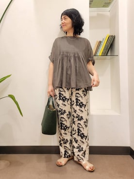 浪口　絵美さん（レディース・164cm）の夏コーディネート