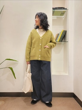 「アイテム（その他シューズ）」を使った、浪口　絵美さん（レディース・164cm）の冬コーディネート