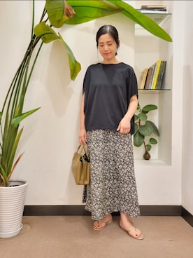 浪口　絵美さん（レディース・164cm）の夏コーディネート