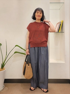 浪口　絵美さん（レディース・164cm）の夏コーディネート
