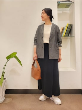 浪口　絵美さん（レディース・164cm）の秋コーディネート