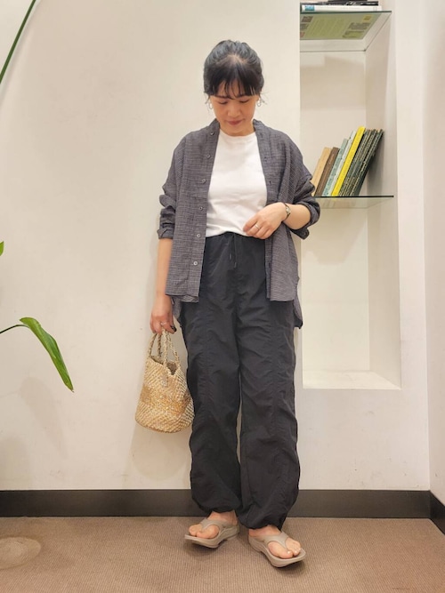 FORK&SPOON　センターシームドローストリングパンツ