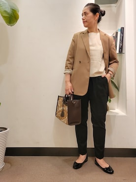 浪口　絵美さん（レディース・164cm）の秋コーディネート