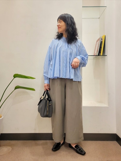 セール】『仁村紗和さん着用』『UR TECH』完声9分丈ワイドパンツ