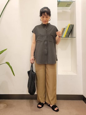 浪口　絵美さん（レディース・164cm）の夏コーディネート