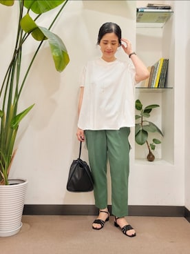 浪口　絵美さん（レディース・164cm）の夏コーディネート