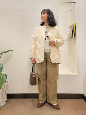 浪口　絵美さん（レディース・164cm）の秋コーディネート