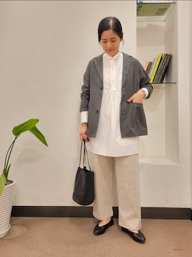 かぐれのテーラードジャケットを使った人気ファッション