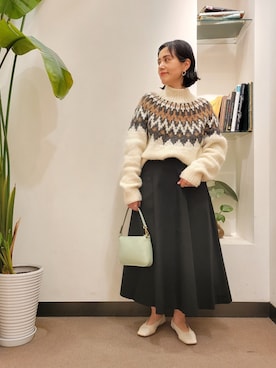 浪口　絵美さん（レディース・164cm）の冬コーディネート