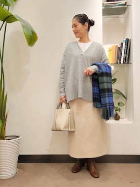 浪口　絵美さん（レディース・164cm）の冬コーディネート