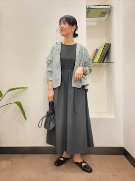 「URBAN RESEARCH DOORS（アーバンリサーチドアーズ）のアイテム」を使った、浪口　絵美さん（レディース・164cm）の夏コーディネート