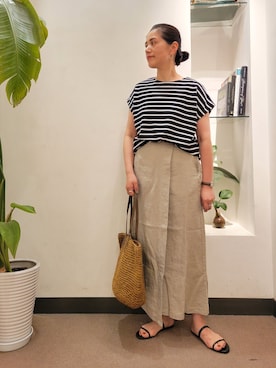 浪口 絵美さん(レディース・164cm)の夏コーディネート